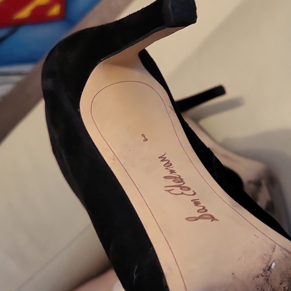 Sam Elderman Black Suede Boots - image 5